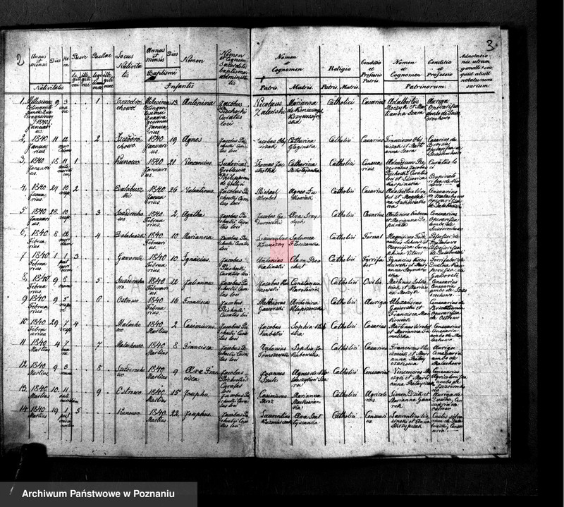Obraz 3 z jednostki "Liber baptisatorum, copulatorum, mortuorum"