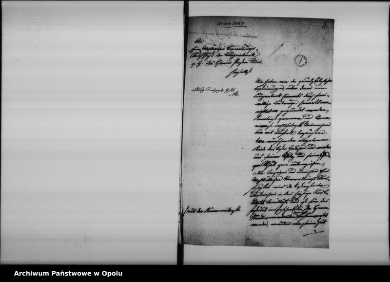 Obraz 6 z jednostki "Acta des Magistrats zu Oppeln betreffend die Hiesige Bürgerbank später benannt Hilfs - Darlehns - Kasse für selbständige Gewerbetreibende de Anno 1848 - 66"