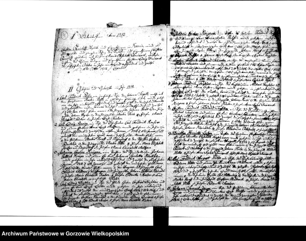 image.from.unit.number "Duplikate der Kirchenbücher von der Parochie Beyersdorf: Beyersdorf (Baczyna), Zanzin (Santocko), Loppow (Łupowo), Neuendorf (Chróścik)"