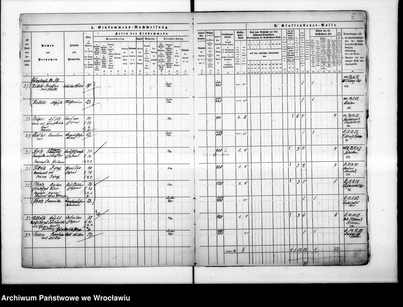 image.from.unit.number "Klassensteuerrolle nebst Eikommens - Nachweisung"