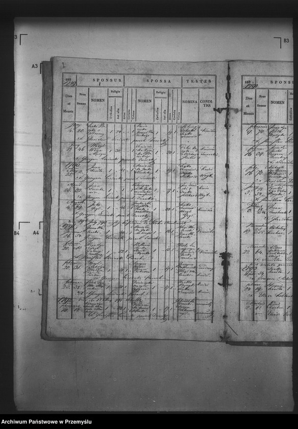 Obraz 6 z jednostki "[Kopie ksiąg metrykalnych parafii Zwór z filią Wola Błażowa (dekanat Podbuż)]"