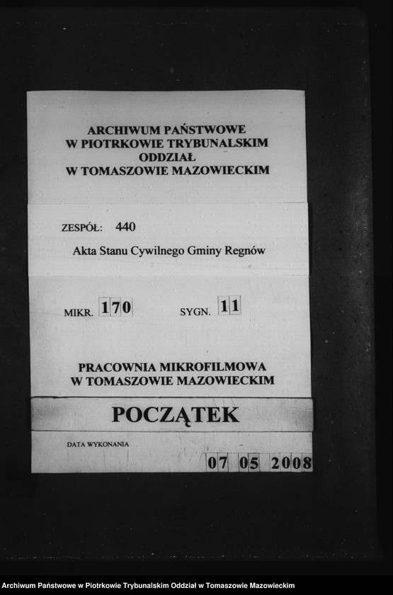 Obraz 1 z jednostki "[Dowody do akt małżeństw]"