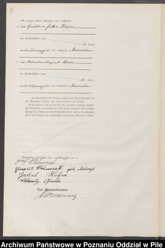 Obraz 8 z jednostki "Księga małżeństw"