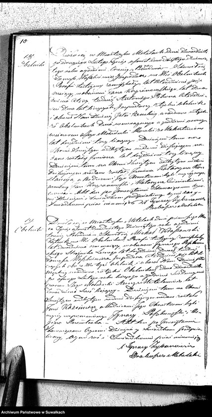 image.from.unit.number "Duplikat Aktów Urzędnika Stanu Cywilnego Katolików Parafii Metelskiey Urodzonych, Zaślubionych y Zmarłych Od 1 Stycznia do 1 Grudnia 1829"