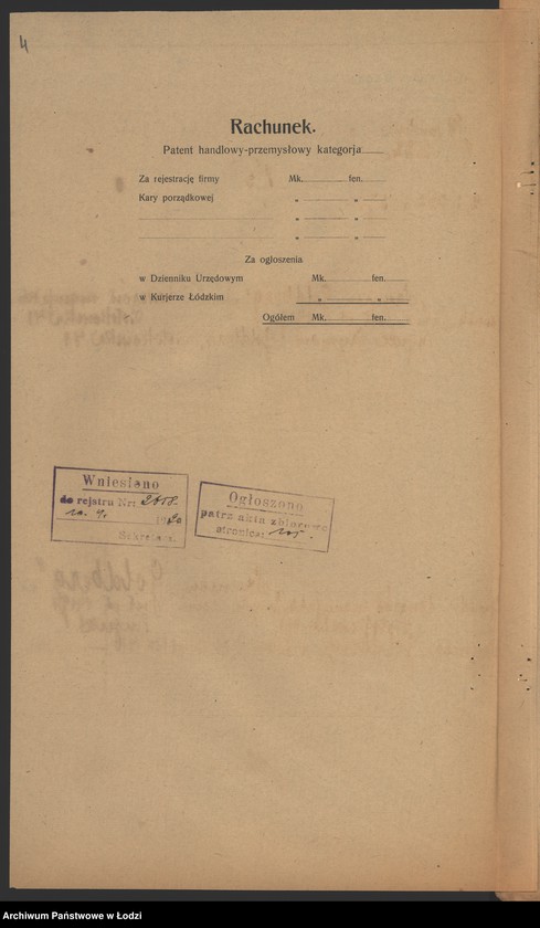 Obraz 6 z jednostki "Szymon Goldberg – sprzedaż towarów manufakturowych"