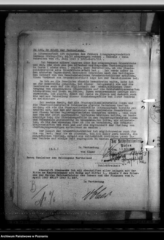 Obraz 13 z jednostki "Verwaltung des Reichsfeindlichen Vermögens"