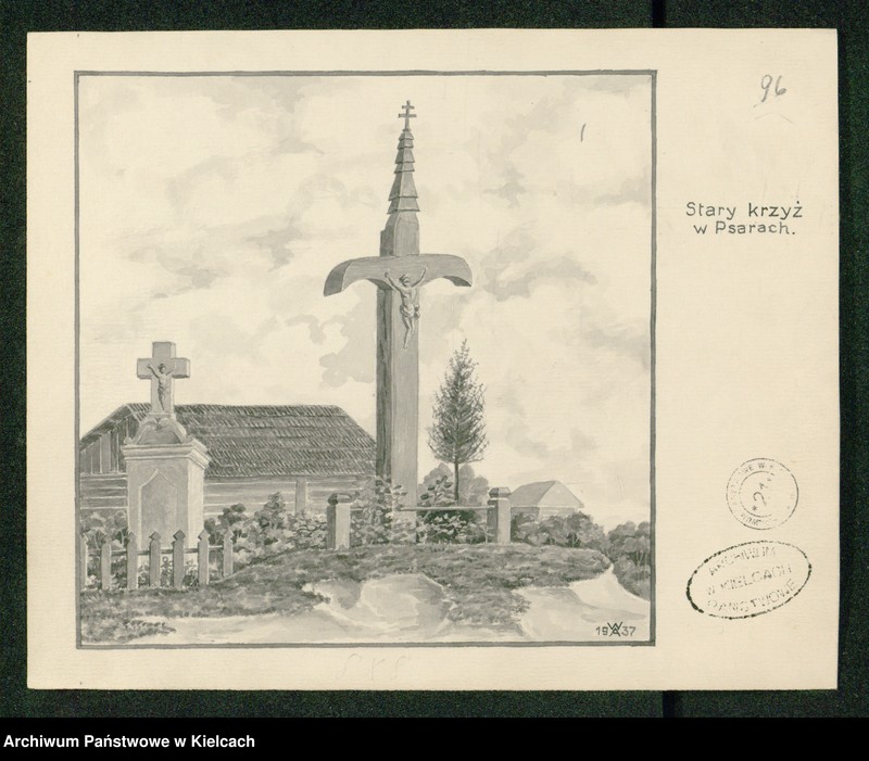 image.from.collection.number "Szkice kapliczek przydrożnych111"