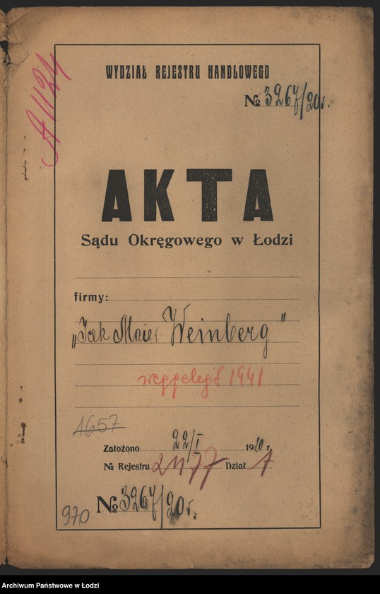 Obraz 2 z jednostki "Icek Maier Weinberg- cukiernia"