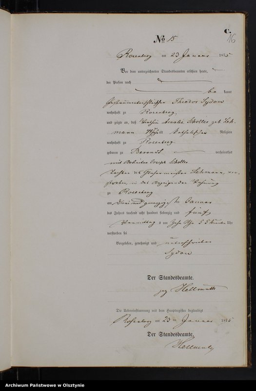 image.from.unit.number "Sterbe-Neben-Register Nr 1 - 133"