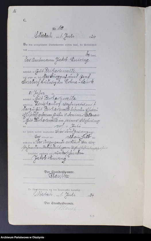 image.from.unit.number "Sterbe-Neben-Register Nr 1 - 28"