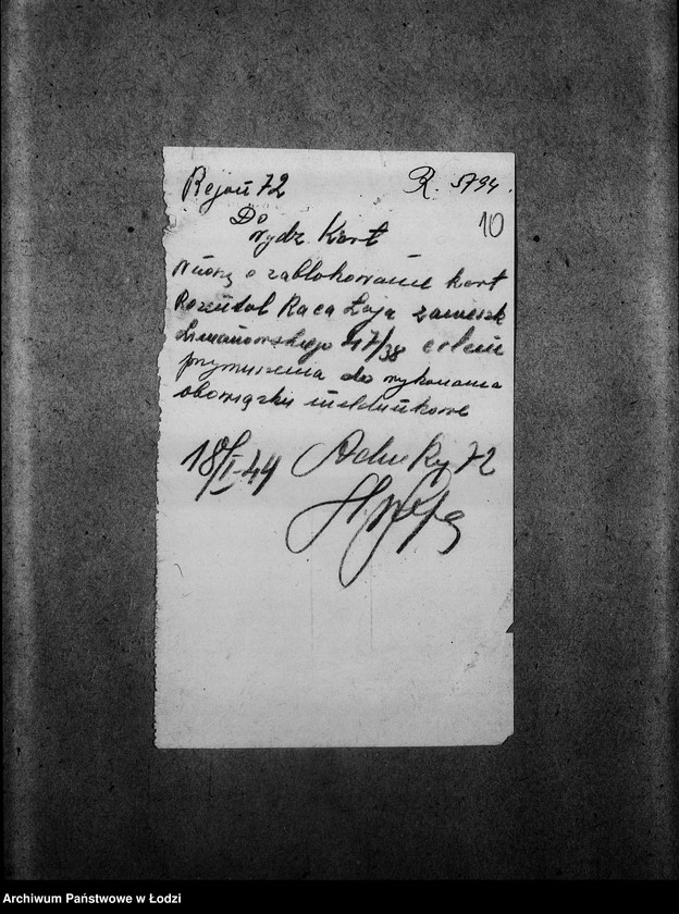Obraz 13 z jednostki "[Korespondencja z Wydziałem Kart w sprawie skreślenia osób wymeldowanych]"