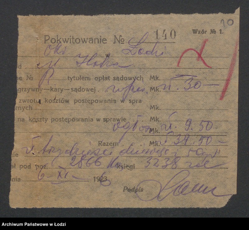 Obraz 12 z jednostki "Mieczysław Hertz – biuro ajenturowe"