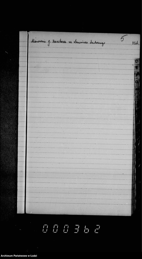 Obraz 9 z jednostki "Skorowidz do księgi protokołów"