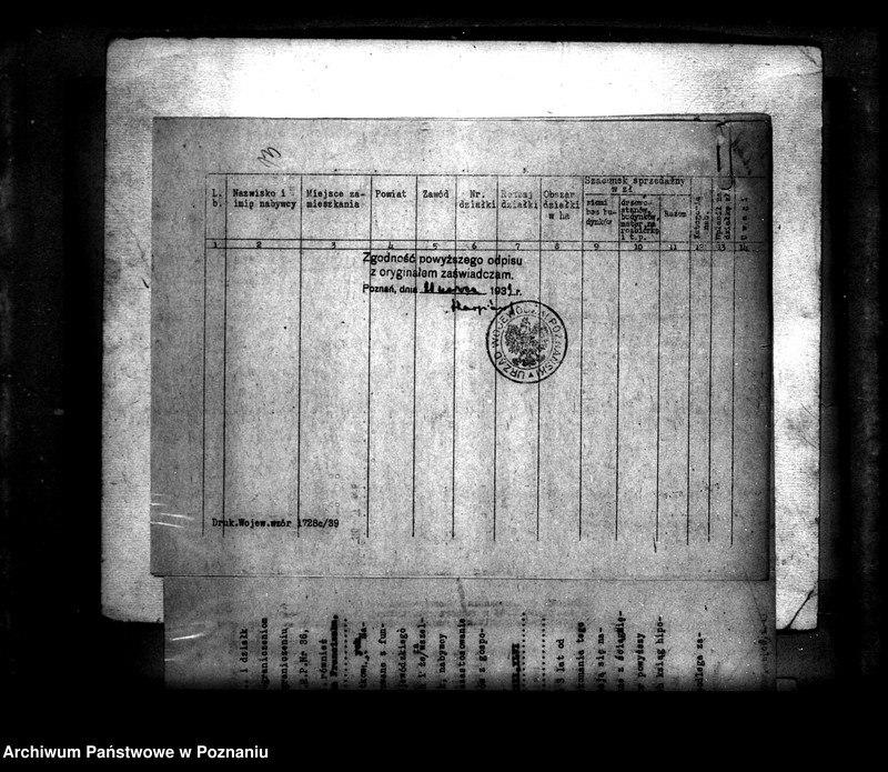Obraz 18 z jednostki "/Majątek Prusim-Rozbitek powiatu międzychodzkiego sprawy parcelacyjne"