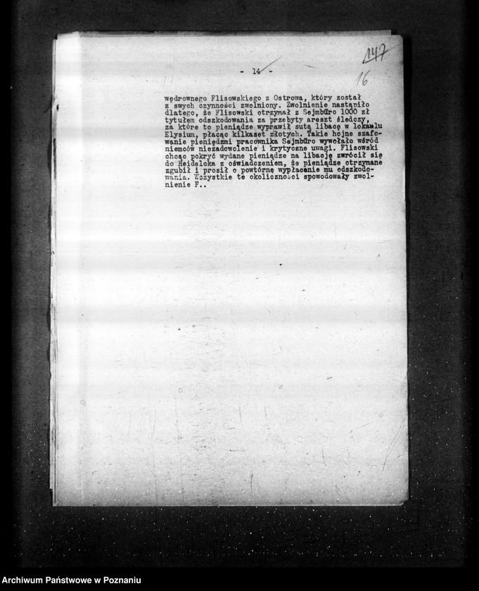 Obraz 20 z jednostki "Sprawozdania sytuacyjne tygodniowe za czas od 1 lutego 1929 r. do dnia 28 lutego 1929 r. /nr 6-9/"