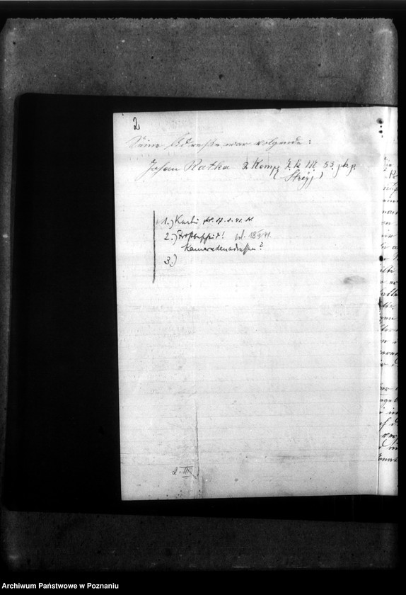 Obraz 6 z jednostki "Johann Ratka aus Nieder Lacirk, Kreis Pless (Pszczyna)"