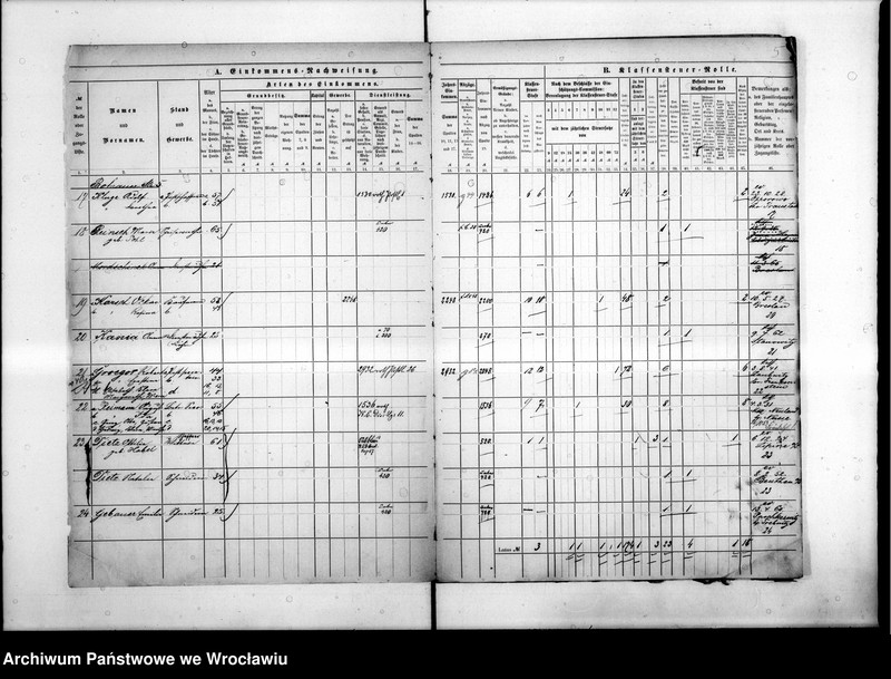 image.from.unit.number "Klassensteuerrolle nebst Eikommens - Nachweisung"