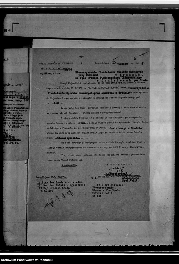 Obraz 9 z jednostki "/Stowarzyszenie Plantatorów Buraków Cukrowych przy Cukrowni w Środzie/"