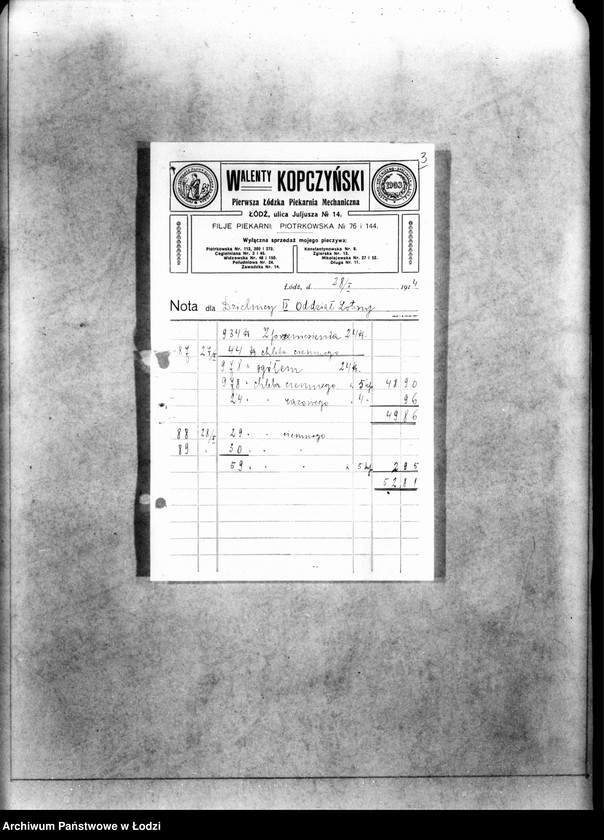 Obraz 6 z jednostki "Raporty kasowe Milicji Obywatelskiej dzielnica II"