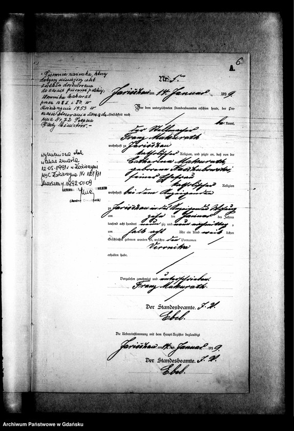 Obraz 10 z jednostki "Księga urodzeń"