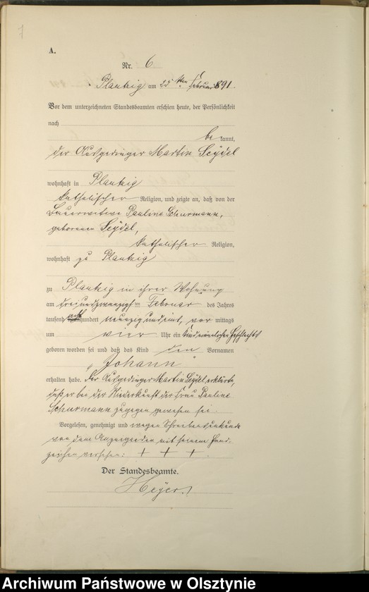 image.from.unit.number "Geburts-Haupt-Register Nr 1 - 46"