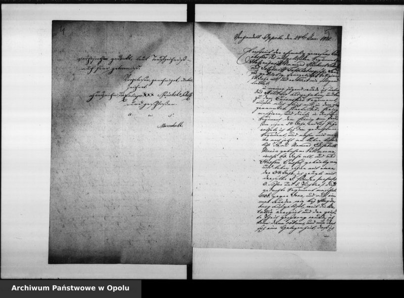 Obraz 7 z jednostki "Acta von Anziehung der Schutz - Verordneten bei der Stadt Oppeln und deren Annahme betreffend"