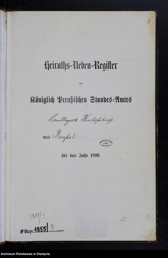 image.from.unit.number "Heiraths-Neben-Register Nr 1 - 40"