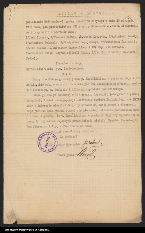 image.from.unit.number "[Materiały dotyczące działalności publicznej Franciszka Kapelińskiego]"