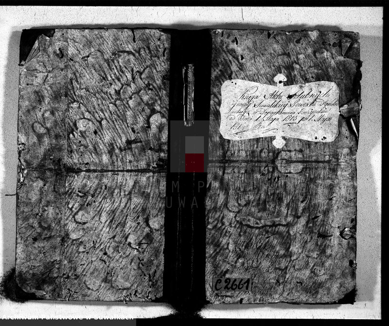image.from.unit.number "Księga aktów ślubnych gminy suwalskiey, powiatu dąbrowskiego w departamencie łomżyńskim od dnia 1 maja 1813 po 1 maja 1814"
