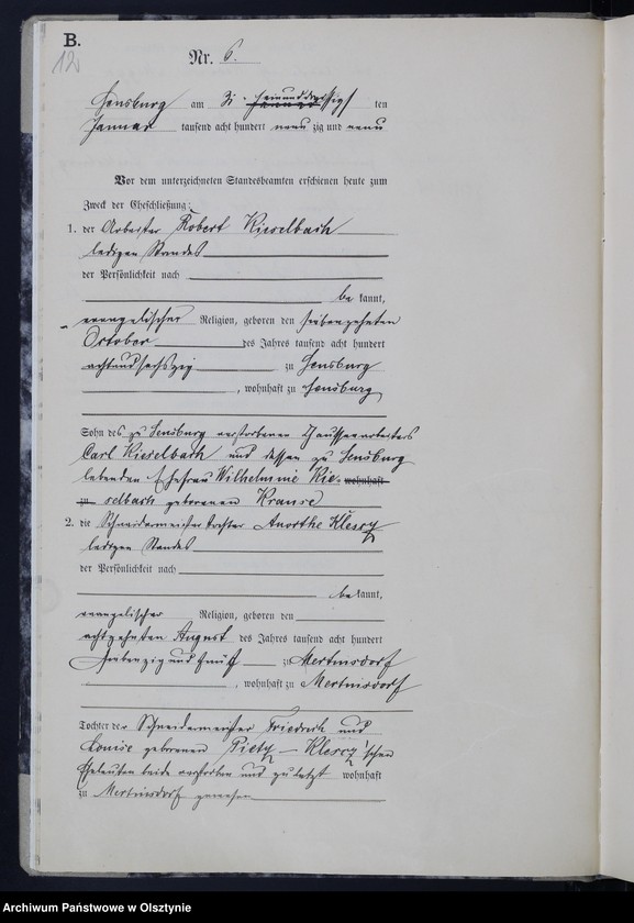 image.from.unit.number "Heiraths-Haupt-Register Nr 1 - 66"