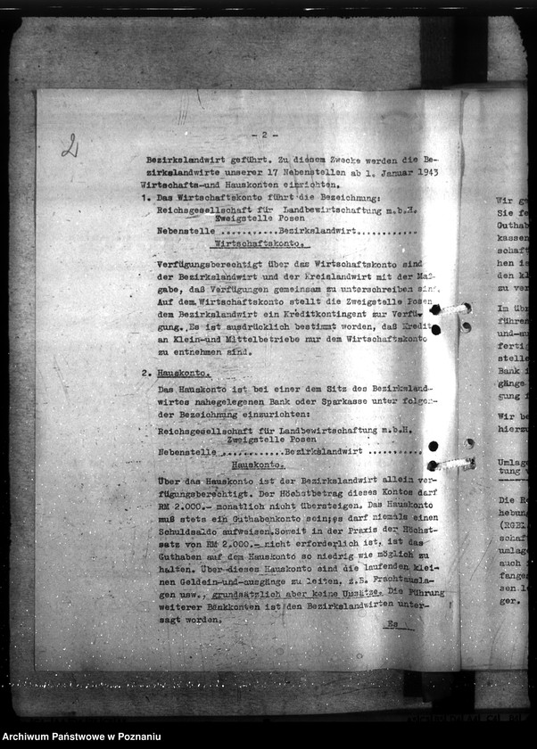 Obraz 6 z jednostki "Rundschreiben des Sparkassen- und Giroverbandes Wartheland"