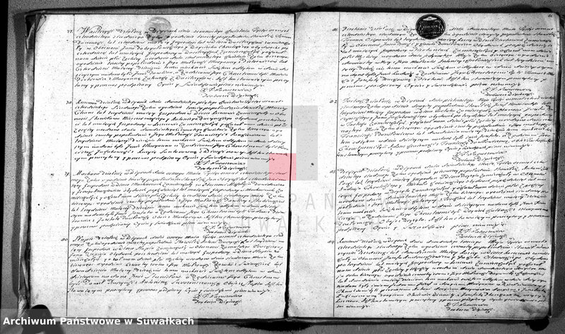 image.from.unit.number "Duplikat akt urodzonych, zaślubionych i umarłych w parafii wigierskiej"