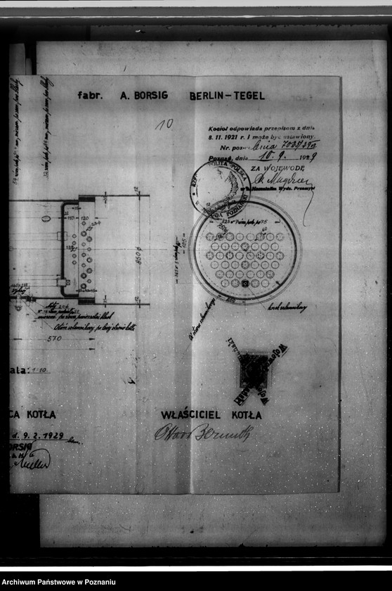 Obraz 17 z jednostki "Majątek Borowo pow. kościański własność O. Bernutha nr woj. kotła 6349"