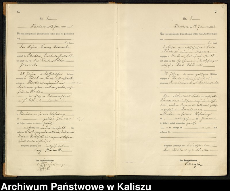 Obraz 7 z jednostki "[Księga zgonów]"