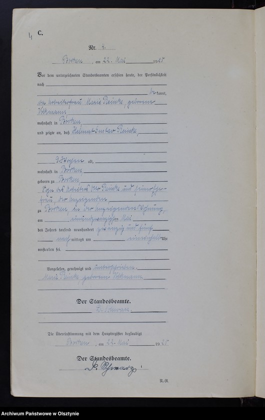 image.from.unit.number "Sterbe-Neben-Register Nr 1 - 13 [ Księga zgonów - wtóropis ]"