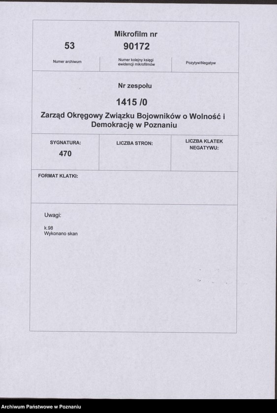 Obraz 5 z jednostki "Życiorysy powstańców wielkopolskich: R - tom l /Rachwalski Ludwik - Recki Wacław/."