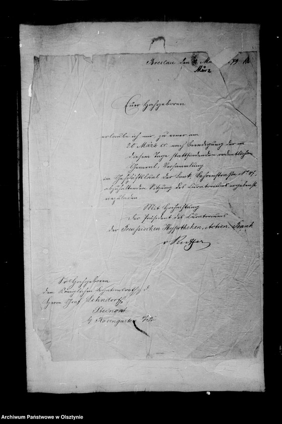 image.from.unit.number "/Akten betr. Geldgeschäfte der Lehndorff mit der Preuss. Hypotheken- Aktien- Bank, Berlin/"