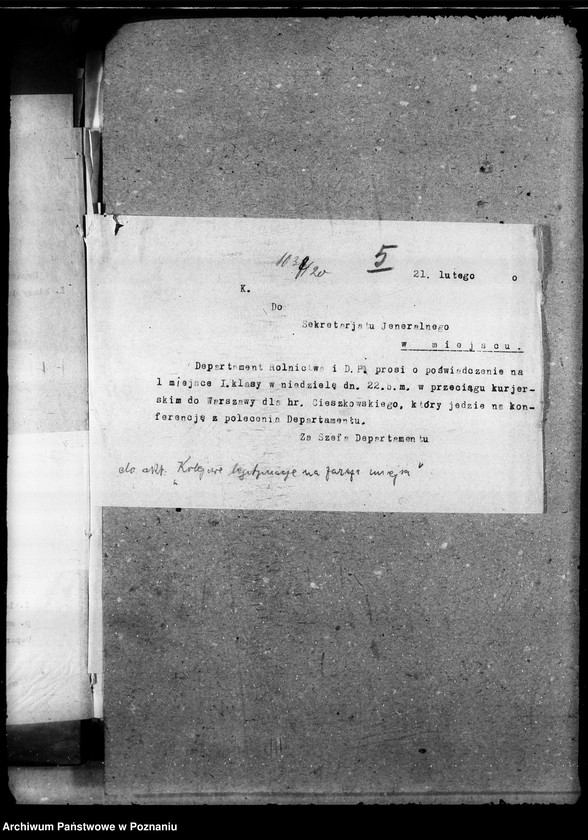 Obraz 9 z jednostki "Sprawy osobowe legitymacje kolejowe"