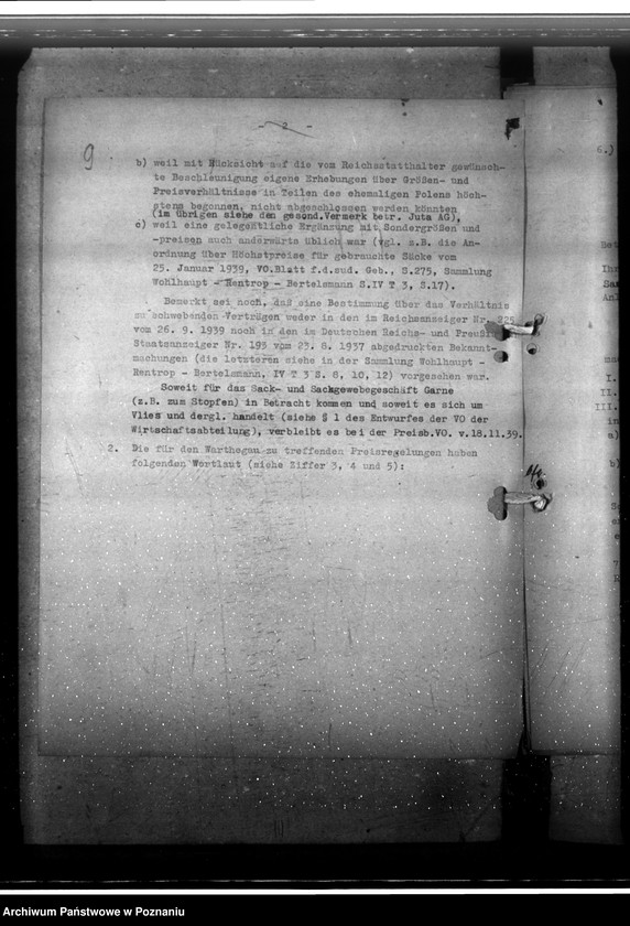 Obraz 13 z jednostki "Spinnstoffwirtschaft. Preisbildung"