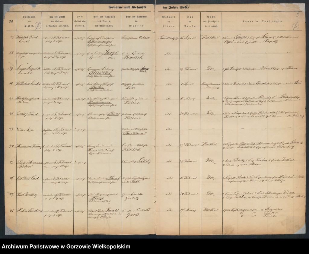 image.from.unit.number "Duplikate der Hauptkirche zu Landsberg an der Warthe (zawiera też księgę zgonów Konkordien Kirche mit der reformirten und Militair Gemeinde z 1861 r.)"