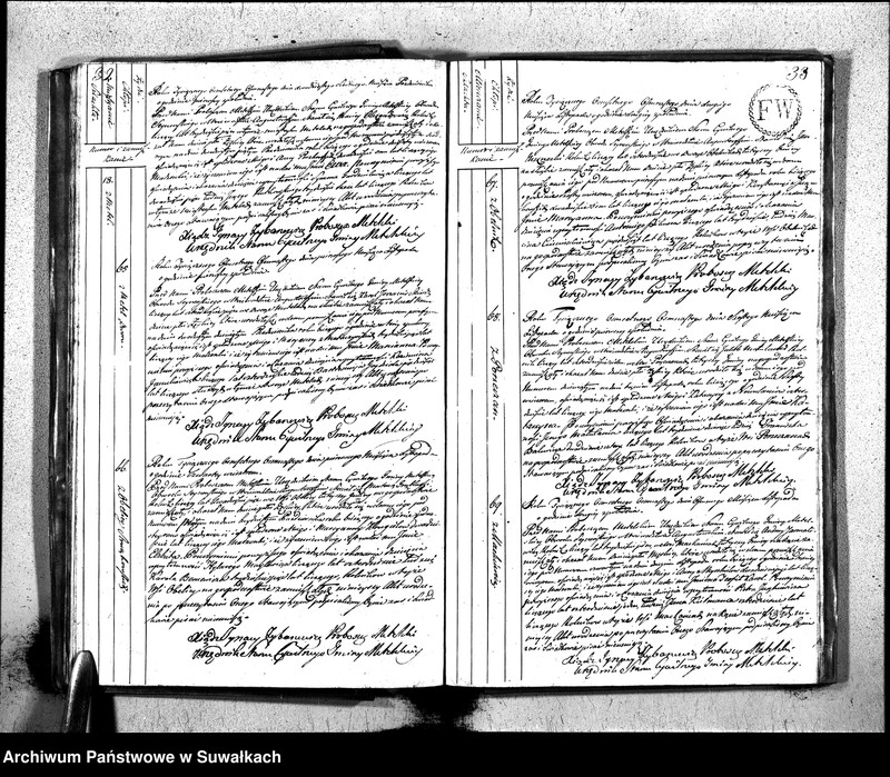 image.from.unit.number "Księga Aktów Urodzenia Urzędnika Stanu Cywilnego Gminy Metelskiey Powiatu Seyneńskiego Woiewództwa Augustowskiego Od 1 Stycznia Tysiąc Osimset Osimnastwgo Roku 1818"