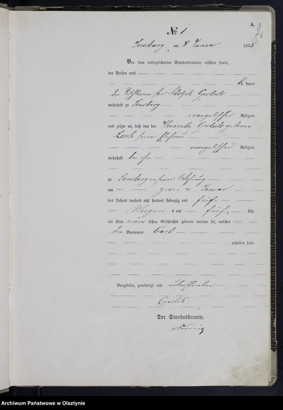 image.from.unit.number "Haupt-Geburts-Register Nr 1 - 125"