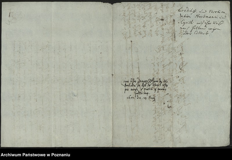 Obraz 3 z kolekcji "Dokumenty z Archiwum Państwowego w Poznaniu na Listach UNESCO111"