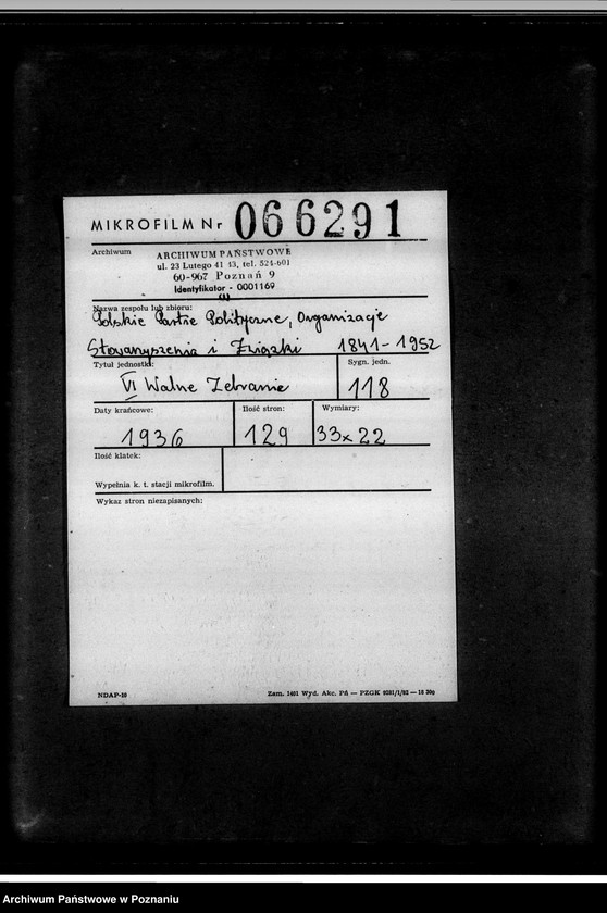 Obraz 2 z jednostki "VI Walne Zebranie"