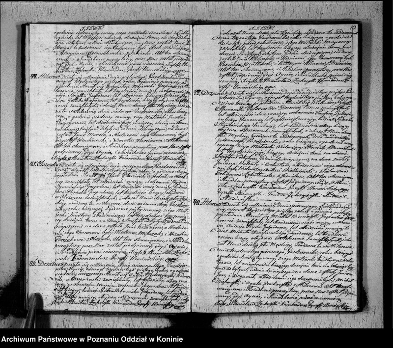 Obraz 13 z jednostki "Akta urodzonych, zaślubionych, zmarłych"