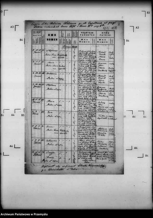 image.from.unit.number "[Kopie ksiąg metrykalnych parafii Dobra Szlachecka (dekanat Dynów, Bircza)]"