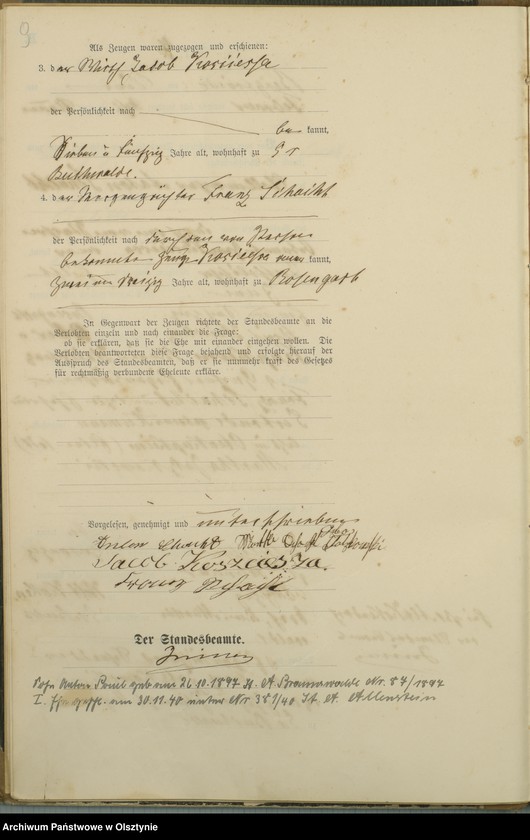 Obraz 11 z jednostki "Heiraths-Haupt-Register Nr 1 - 25"