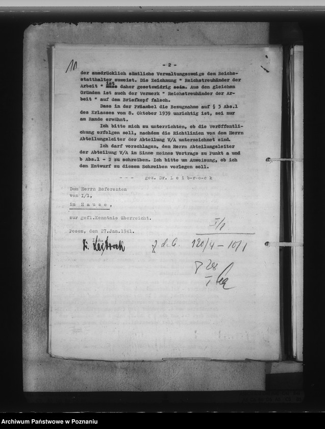 Obraz 16 z jednostki "Aufbau und Zuständigkeit der verschiedenen Verwaltungszweige. Reichstreuhänder der Arbeit"