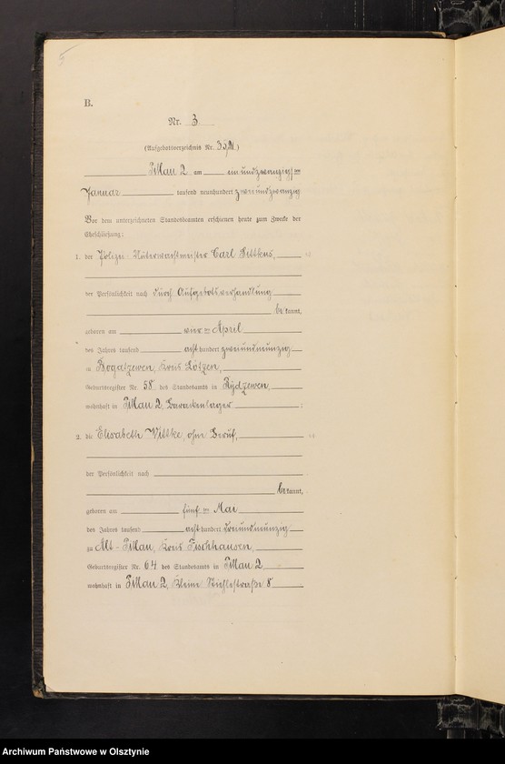 image.from.unit.number "Heiraths-Haupt-Register Nr 1 - 42 i 1 - 29"