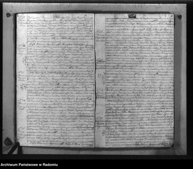 image.from.unit.number "Księga duplikatu aktów religijno cywilnych gminy i parafii Głowaczów urodzonych, zaślubionych i zmarłych w roku 1838"